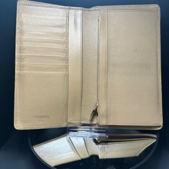 Chanel Calf Leather Long Flap Wallet - EUC - Picture 6 of 13